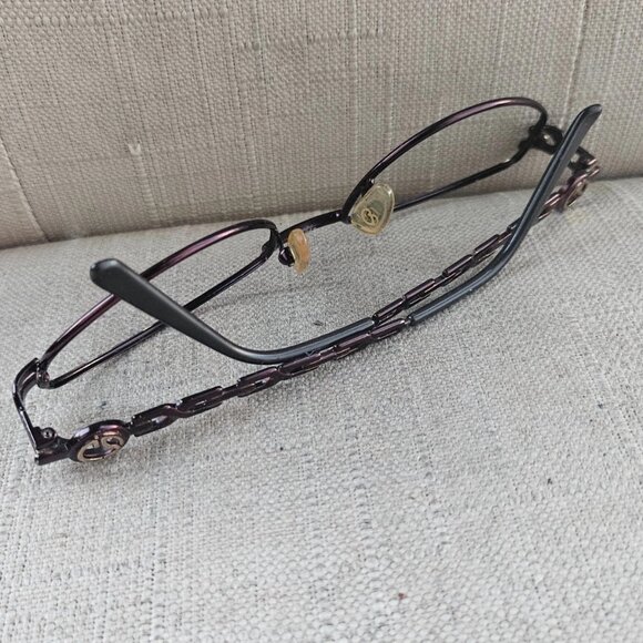 ST. John Eyeglasses Frame Eye Wear Brown Tone Glasses Made in Italy